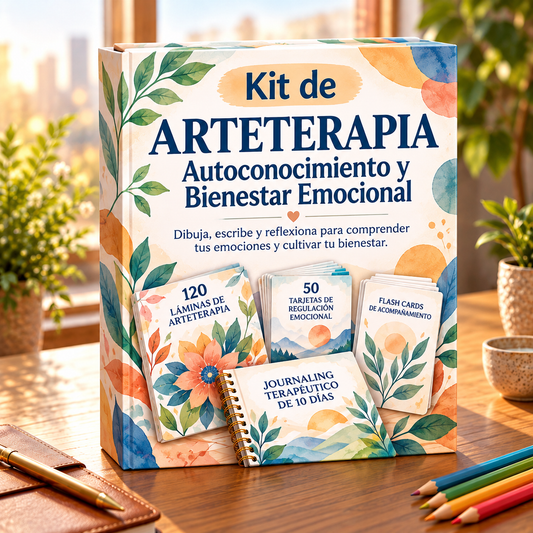 Kit Práctico de Arteterapia. Reconecta Contigo!!!